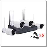 Беспроводной комплект видеонаблюдения для улицы на 4 камеры Kvadro Vision Sparta-M - 2.0