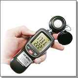 Цифровой люксметр (измеритель освещенности + термометр) - HT-WT81